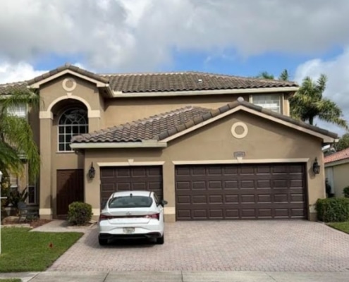 Residential home in South Florida following a professional roof inspection
