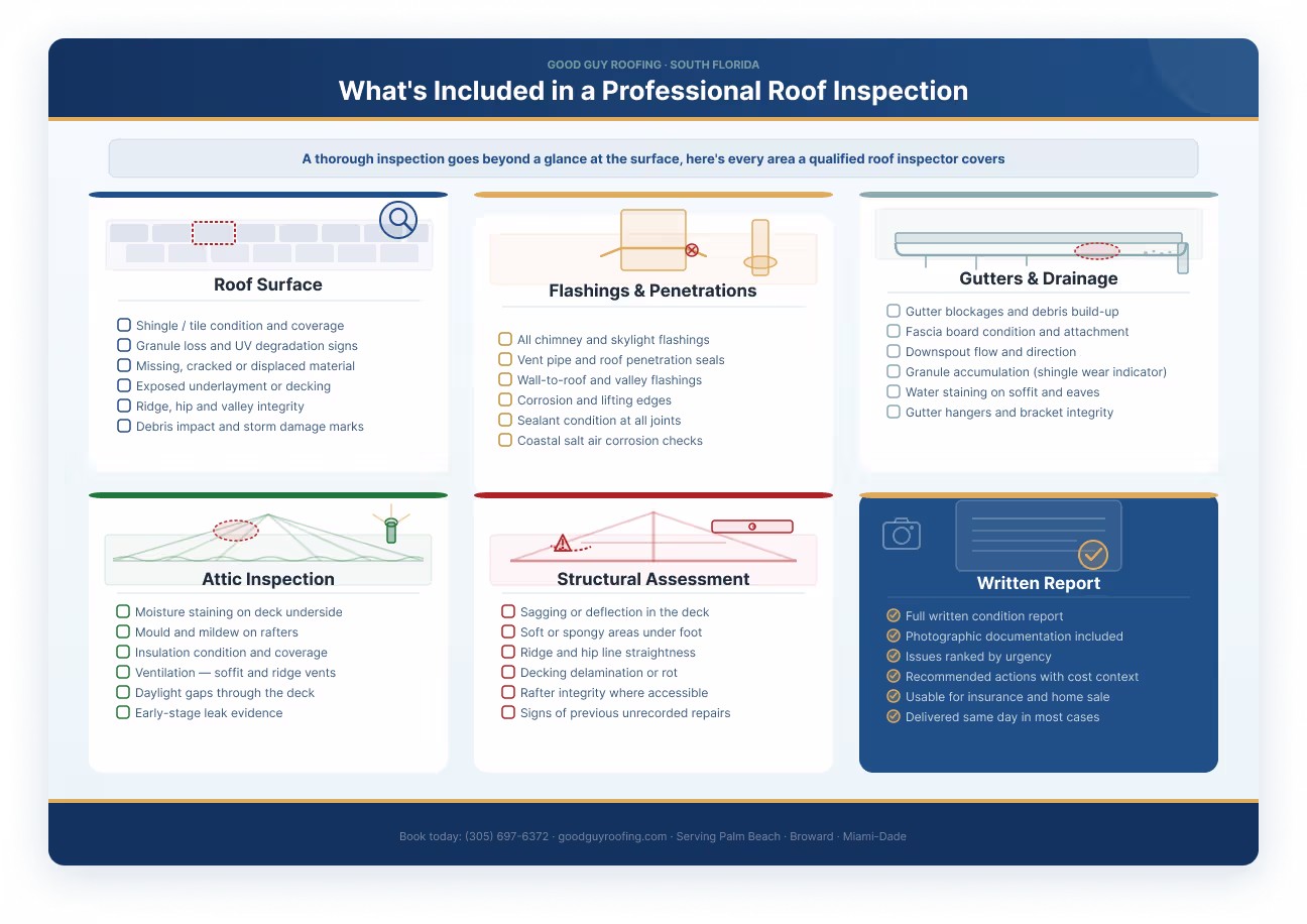 Good Guy Roofing roof inspection checklist